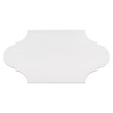 Textile Basic Provenzal White 6-1/4" x 12-3/4" Porcelain Tile - Sold Per Case of 20 - 9.43 Square Feet