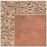Castellon Cotto 17-5/8" x 17-5/8" Ceramic Floor & Wall Tile - 7 Tiles Per Case - 15.33 Sq. Ft.