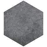 Heritage Hex Carbon 7" x 8" Porcelain Floor & Wall Tile - 25 Tiles Per Case - 7.5 Sq. Ft.