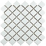 Hudson Tangier Crystalline Wht 12-3/8" x 12-1/2" Porcelain Mosaic Tile - Sold Per Case of 10- 10.96 Square Feet