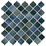 Hudson Tangier Lagoon 12-3/8" x 12-1/2" Porcelain Mosaic Tile - Sold Per Case of 10- 10.96 Square Feet