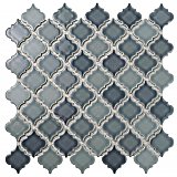 Hudson Tangier Stillwater 12-3/8" x 12-1/2" Porcelain Mosaic Tile - Sold Per Case of 10- 10.96 Square Feet