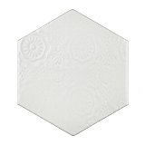 Caprice Bianco C 4-3/8" x 5" Porcelain Wall Tile - 36 Tiles Per Case - 4.32 Sq. Ft.