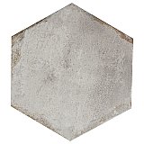 D'Anticatto Hex Grigio 11" x 12-5/8" Porcelain Tile - Per Case of 15 - 11.22 Square Feet