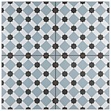 Henley Ice 17-5/8" x 17-5/8" Ceramic Tile - Sold Per Case of 5 - 11.02 Square Feet