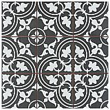 Harmonia Classic Black 13"x13" Ceramic Tile - Sold Per Case of 10 - 12.19 Square Feet