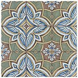 Harmonia Grove Green 13"x13" Ceramic Tile - Sold Per Case of 10 - 12.19 Square Feet