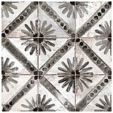 Harmonia Kings Marrakech Black 13" x 13" Ceramic Floor/Wall Tile - 10 Tiles Per Case - 12.0 Sq. Ft.