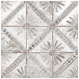 Harmonia Kings Marrakech Grey 13" x 13" Ceramic Floor/Wall Tile - 10 Tiles Per Case - 12.0 Sq. Ft.