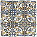 Harmonia Royal Bloom 13"x13" Ceramic Tile - Sold Per Case of 10 - 12.19 Square Feet