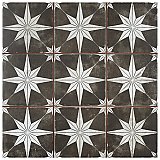 Harmonia Kings Star Night 13"x13" Ceramic Tile - Sold Per Case of 10 - 12.19 Square Feet