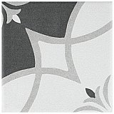Twenties Crest Mini 4"  x 4" Ceramic Tile - Sold Per Case of 27 - 3.29 Square Feet