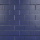 Projectos Royal Blue 3-7/8"x 7-3/4" Ceramic Tile - Per Case of 50 Pieces - 11 Sq. Ft.