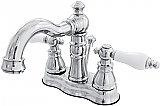 Fauceture The American Patriot 4 in. Centerset Bathroom Faucet - Polished Chrome