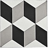 Cemento Lloyd Classice - 7-7/8" x 7-7/8" Handmade Cement Tile - Per Case of 12 - 5.51 Sq. Ft