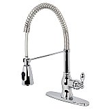 Gourmetier GSY8891ACL American Classic Single-Handle Pre-Rinse Kitchen Faucet, Polished Chrome