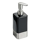 Gia Black and Stainless Steel Soap Dispenser