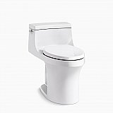 Kohler San Souci® One-piece Compact Elongated Toilet 1.28 gpf - White