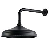 Kingston Brass K225K13 Shower Scape 10 in. Showerhead with 17 in. Shower Arm - Matte Black