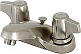 Kingston Brass 4 in. Centerset Bathroom Faucet - Brushed Nickel