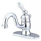 Kingston Brass KB3401PL Victorian 4" Centerset Single Handle Bathroom Faucet, Polished Chrome