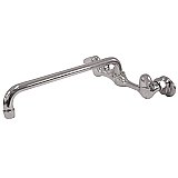 Proseal 8-Inch Centerset Wall Mount Tublar Spout Kitchen Faucet -  Polished Chrome