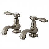 Kingston Brass KS1108TAL Tudor Basin Tap Faucet, Brushed Nickel