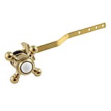 Kingston Brass KTBX7 Buckingham Front Mount Toilet Tank Lever, Brushed Brass