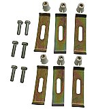 Kingston 6-Piece Undermount Sink Mounting Clips, Raw