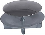 Kingston Brass 2-Inch Sink Faucet Hole Cover - Black Stainless Steel