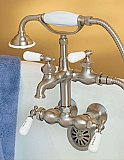 Clawfoot Tub Faucet with Diverter and Hand Shower