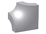 Quarter Round Inside Corner Ceramic Tile - Many glazes available