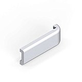 Box Cap Ceramic Tile Molding - 2" x 6" - Radius Outside Corner Return - Right