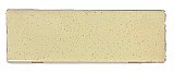 Antique "USCTCO Romany Spartan" Pale Yellow with Speckles Bullnose Tile 6" x 2" - Circa 1960