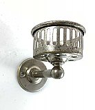 Antique Landers, Frary & Clark "Universal" Polished Nickel Bathroom Cup Holder c. 1910.