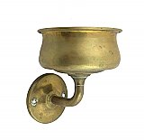 Antique Brass Wall or Surface Mount Bathroom Cup Holder