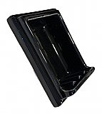 Antique Black  Ceramic Tiled-In Soap Dish