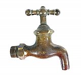 Antique Farnan Brass Wall Mount Faucet