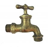 Antique Brass Wall Mount Faucet