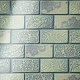 Antic Feelings Agua Marina 3" x 6" Ceramic Wall Tile - Sold Per Case of 32 - 4.38 Square Feet