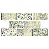 Antic Feelings Pergamon 3" x 6" Ceramic Wall Tile - Sold Per Case of 32 - 4.38 Square Feet