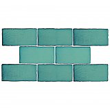 Antic Special Lava Verde 3" x 6" Ceramic Wall Tile - Sold Per Case of 32 - 4.38 Square Feet