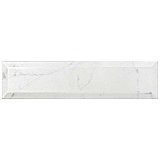 Classico Carrara Glossy Metro 3" x 12" Ceramic White Tile - Sold Per Case of 44 - 12.1 Square Feet Per Case