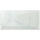 Classico Carrara Glossy Metro 3" x 6" Ceramic White Tile - Sold Per Case of 44 - 6.03 Square Feet Per Case
