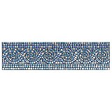Captain Riptide Glacier Blue 2" x 7-7/8" Ceramic Wall Trim Tile - Sold by the individual piece