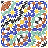 Sevillano Andalusia 7-7/8" x 7-7/8" Ceramic Wall Tile - 25 Tiles Per Case - 11.0 Sq. Ft.