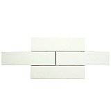 Chester Subway Wall Tile - 3" x 12" - Bianco - Per Case of 22 Tle - 5.93 Sq. Ft.