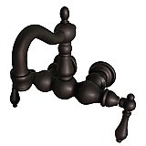 Kingston Brass CC1001T5 Vintage 3-3/8-Inch Wall Mount Tub Faucet, Oil Rubbed Bronze