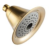 Kingston Brass KX367 Shower Scape 2-Function 6-Inch Shower Head - Brushed Brass
