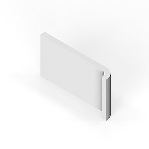 Radius Cove Ceramic Tile- 3" x 6" Short - Many glazes available